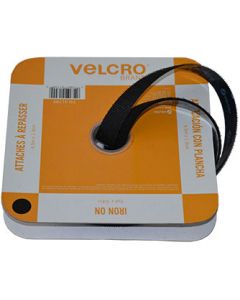 Velcro® Brand IRON ON Fasteners for Fabrics - 3/4" X 15' Black
