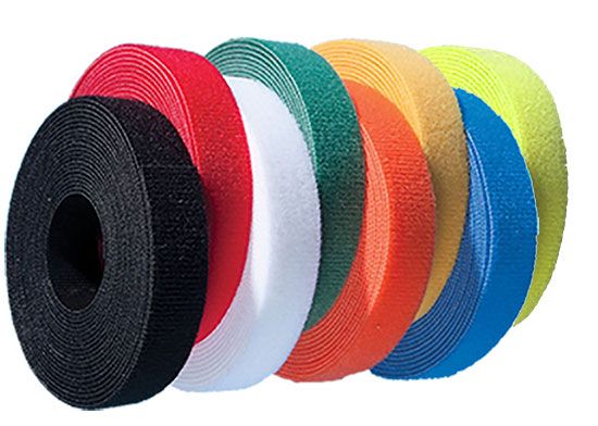 VELCRO Brand ONE_WRAP Tape ¾  x 25 Yard Double Sided Self Gripping Roll,  189645, Black