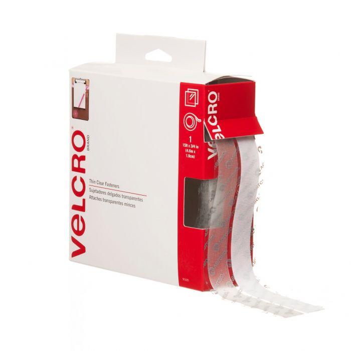 Clear velcro hotsell